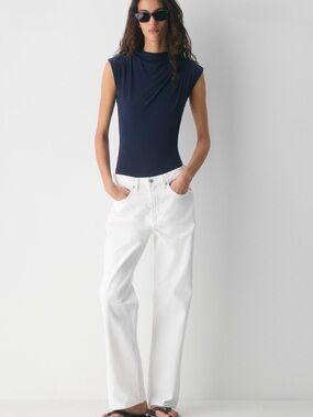 Aritzia Palladium Bodysuit in Admiral, size M